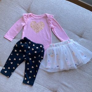 Baby Cat and Jack Infant Girl 3-piece Set